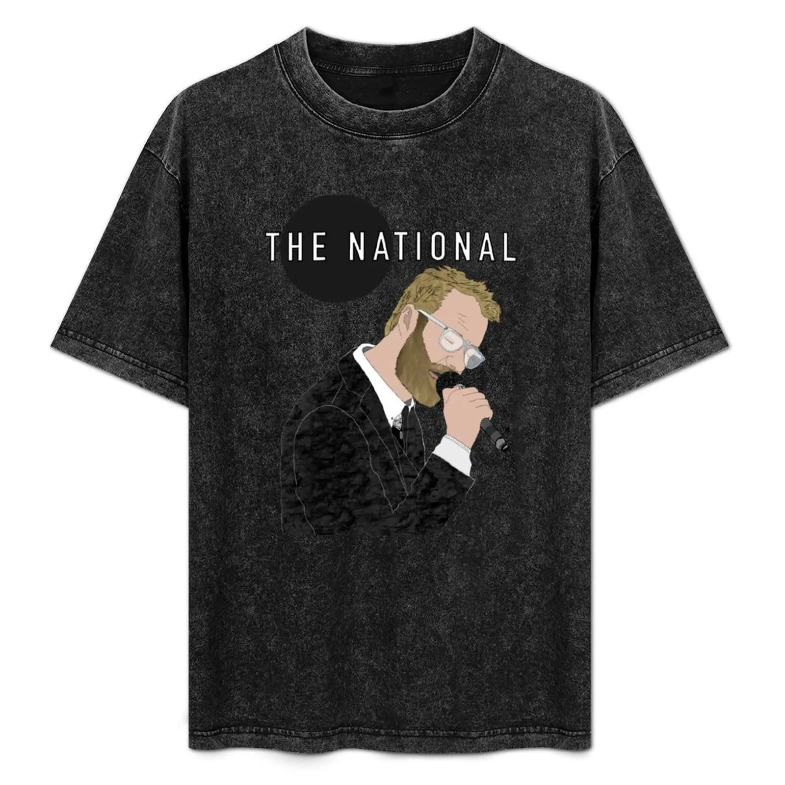 The National (Band Art) T-Shirt Basic Breathable Solid Color T-Shirt