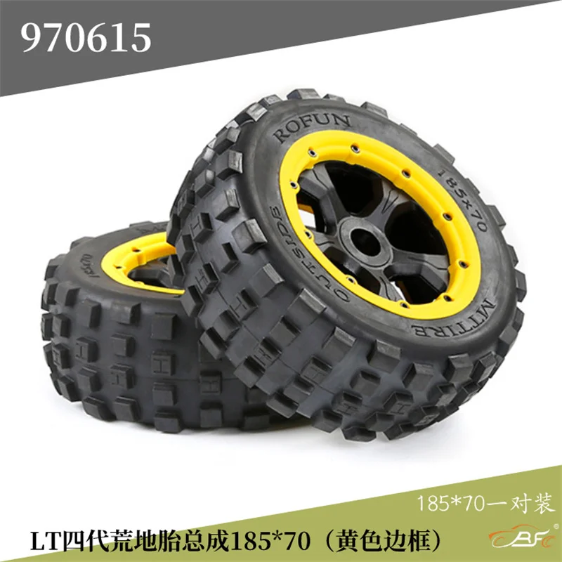 1/5 gasoline remote control car LT upgrade fourth generation wasteland tire assembly 185 * 70 Losi 5T