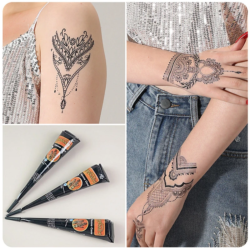 

Women's Tattoo Stencil Pattern Template for Girls Temporary Tattoo Cream Drawing Tool for Easy Design Application Supplies