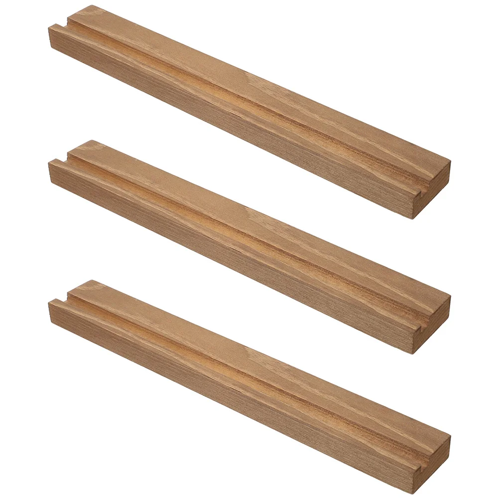 

3 pcs Vinyl Record Display Stand Wooden Vinyl Record Holder Wall Mount Vinyl Record Display Rack wood vinyl record stand