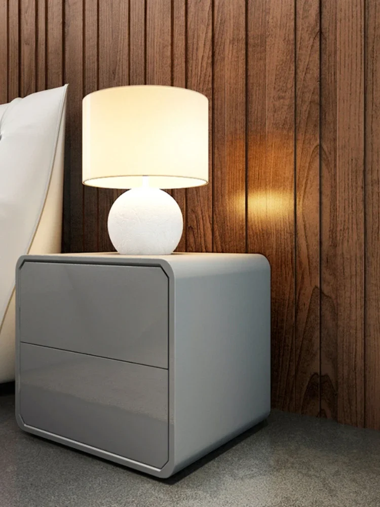 Bedside Table Modern Minimalist Nordic Locker Design Complete Mini Bedroom