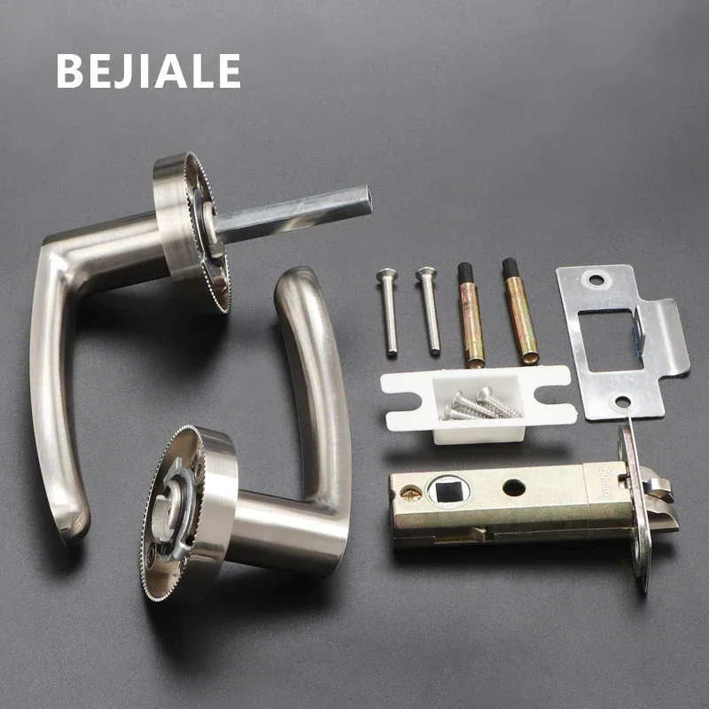 Bedroom Storage Room Handle Lock Single Tongue Fire Door Lock Without Anti-lock Function Bathroom Fire Door Aisle Door Handle