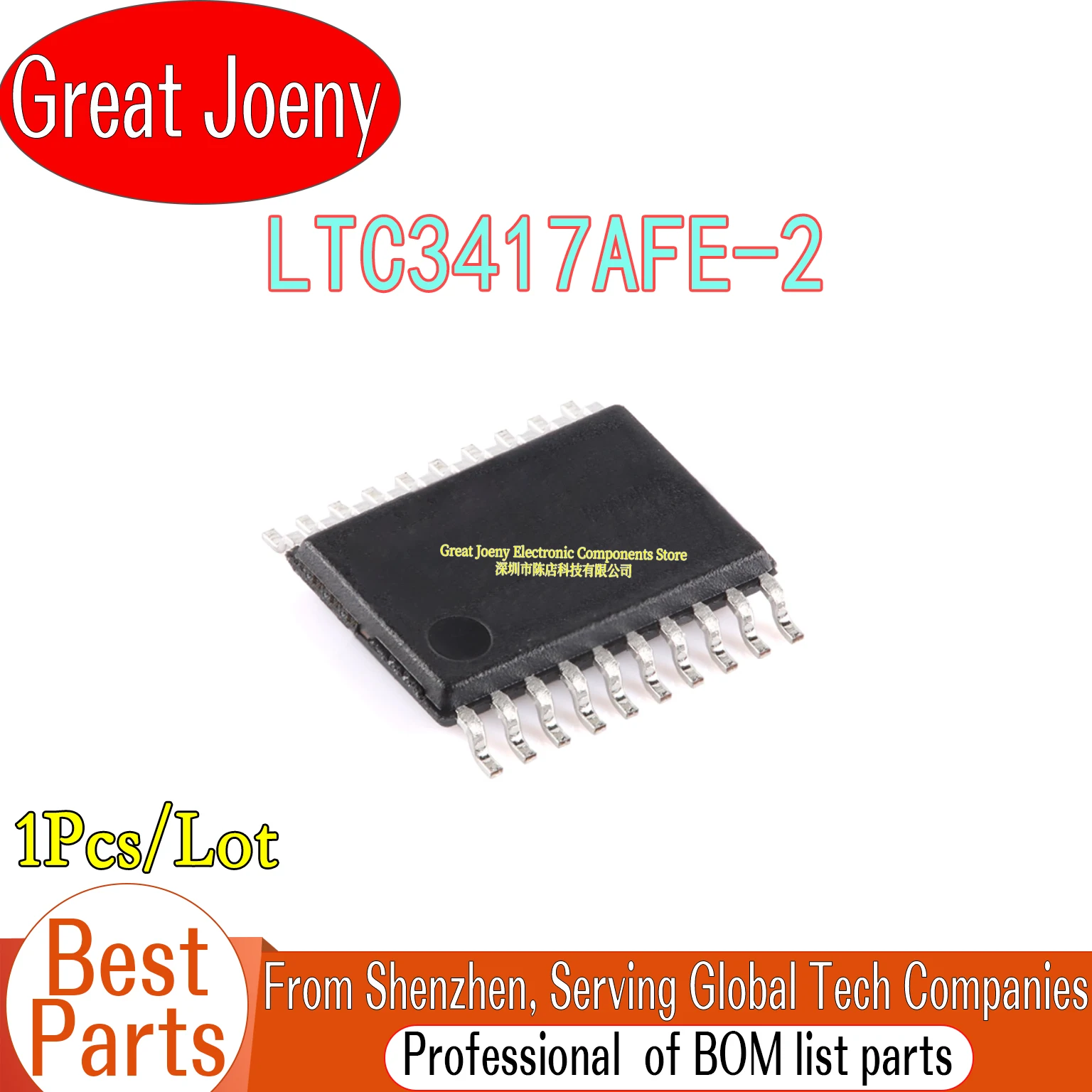 

100% New Original LTC3417 LTC3417AFE-2 LTC3417AFE IC Chipset TSSOP-20