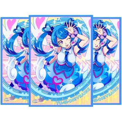 60Pcs/Set Yu Gi Oh Cards Sleeve Skye Zaizen Trickstar Anime Game Characters Colorful Star Flash Cards Protective Cover DIY Toys