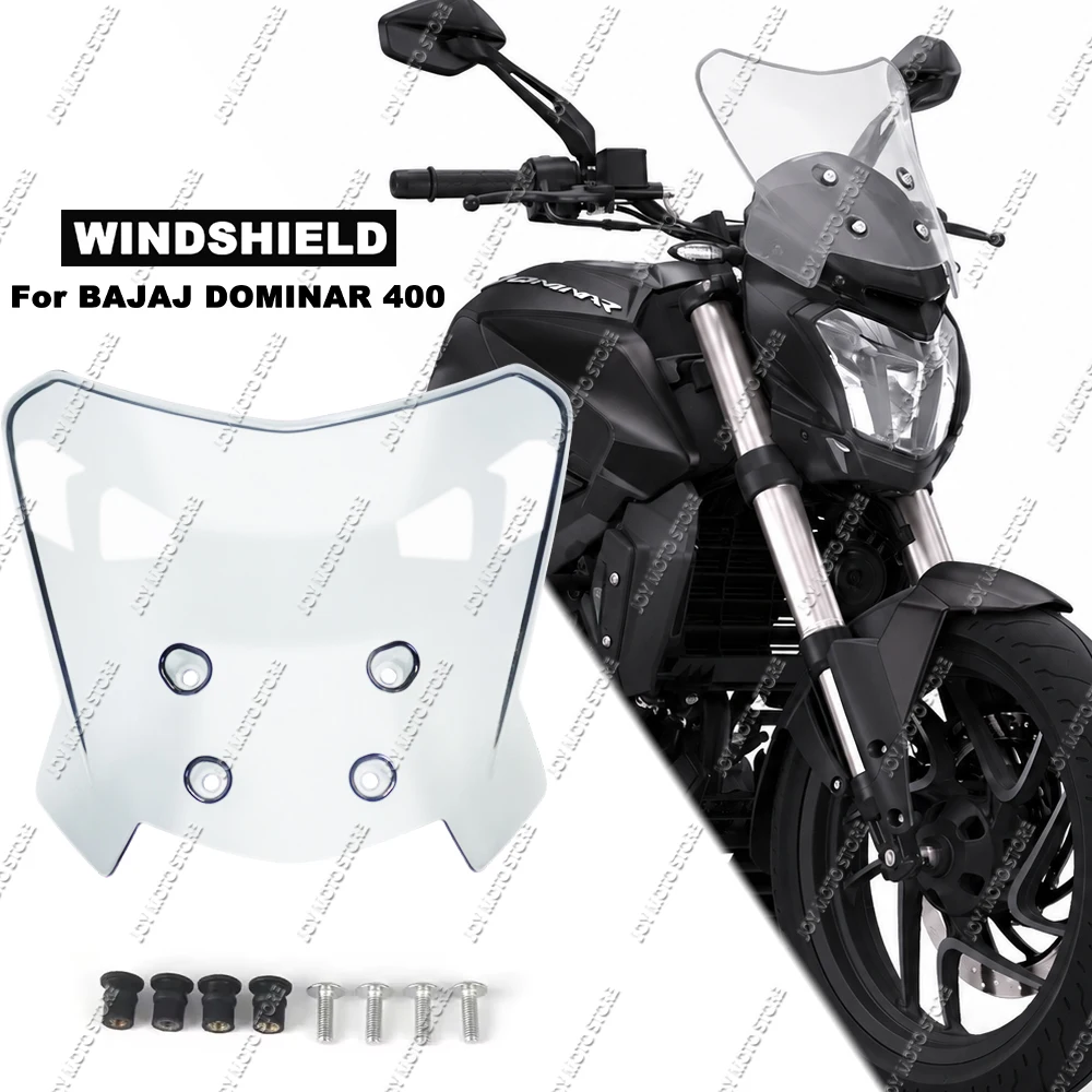 Parabrisas Universal para Motocicleta Bajaj Dominar 400, Cubre Pantalla