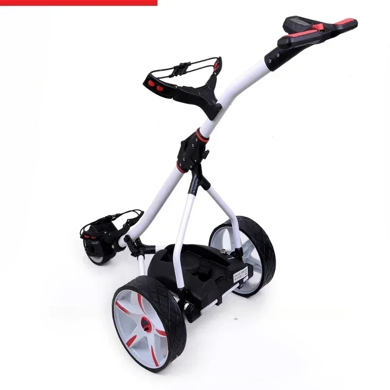 New Whisper Quiet Powerful 200w Motor Light Weight Electric Golf Buggy With 36 Holes Battery Free Wheels System