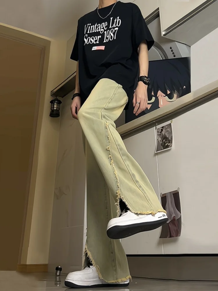 

Мужские джинсы Slim Straight: осенние, тонкие, модные, свободные, повседневные, для подростков, износостойкие, с микроэластаном, из тонкого денима