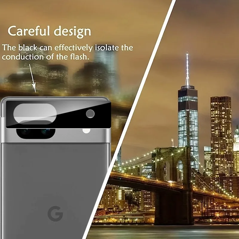 2PCS Tempered Glass  For Google Pixel 9 Pro 8 7 6a High-definition  Screen Protector Fingerprint Unlocking Scratch Resistant