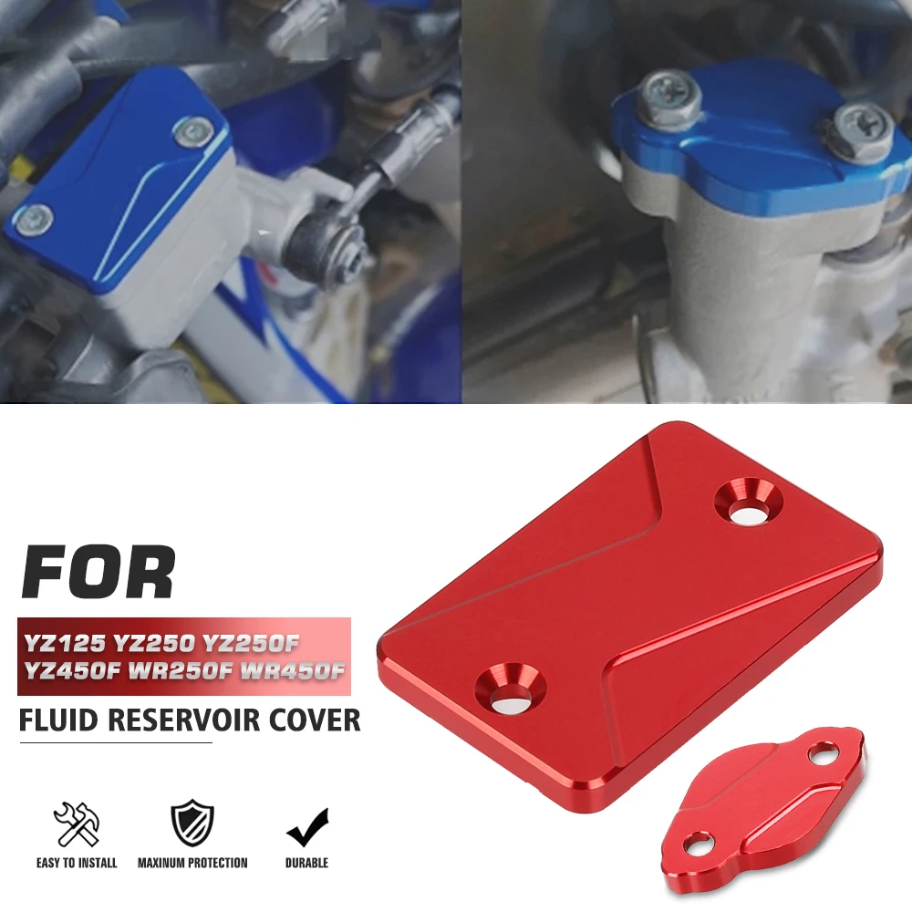 

FOR Yamaha YZ125 /250 2003-2007 2006 YZ250 YZ 125 Motorcycle Front Rear Brake Fluid Reservoir Cap Cover Oil Fluid Cylinder Cap