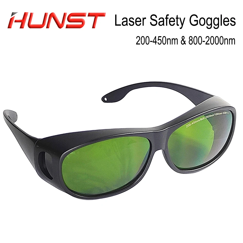 HUNST 200-450nm & 800-2000nm OD6 Laser Welding Cutting Protective Glasses 1064nm Infrared UV Laser Safety Goggles