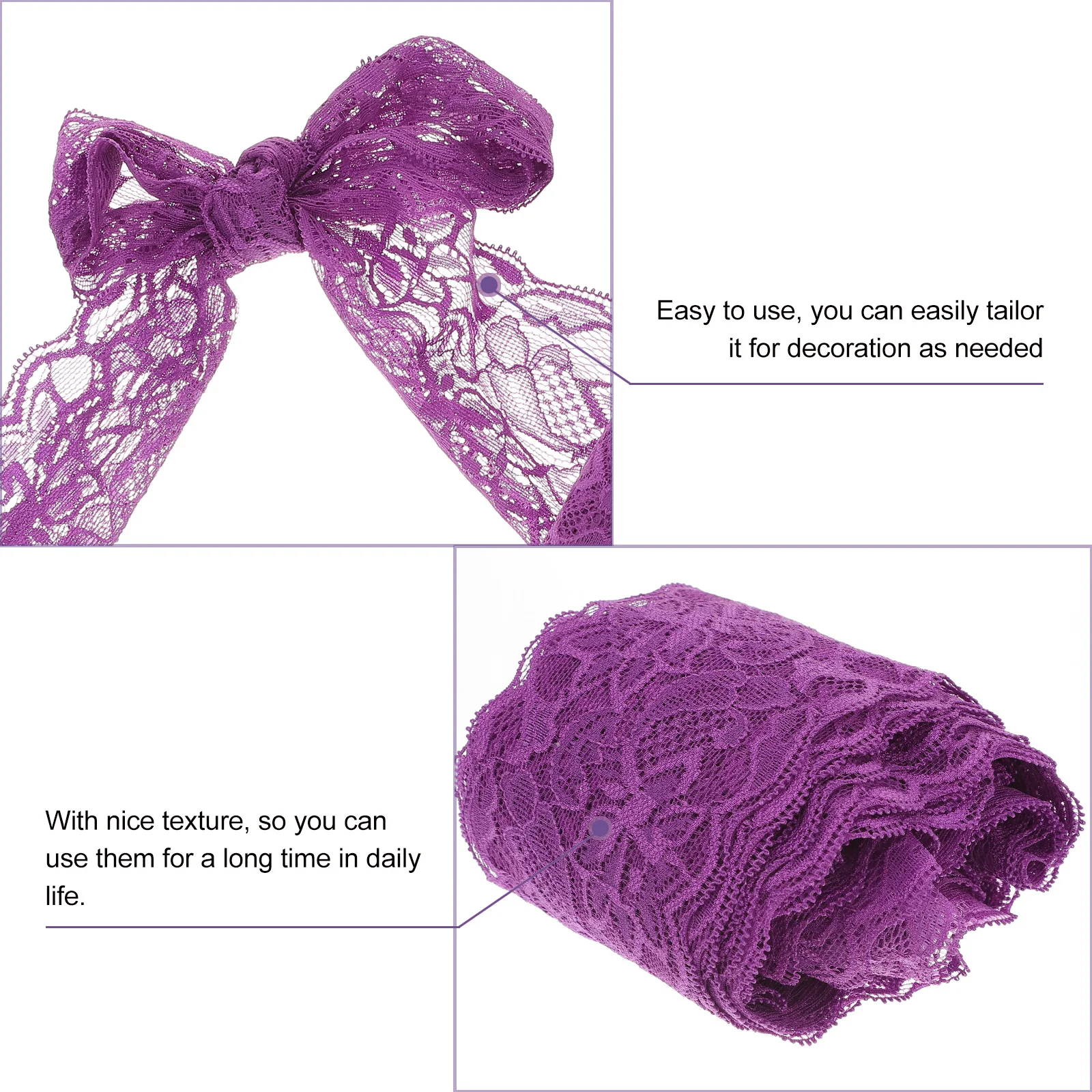 

Lace Fabric Trim Crafting Clothes Ruffled Wedding Ribbons for Crafts Stretchy Bride