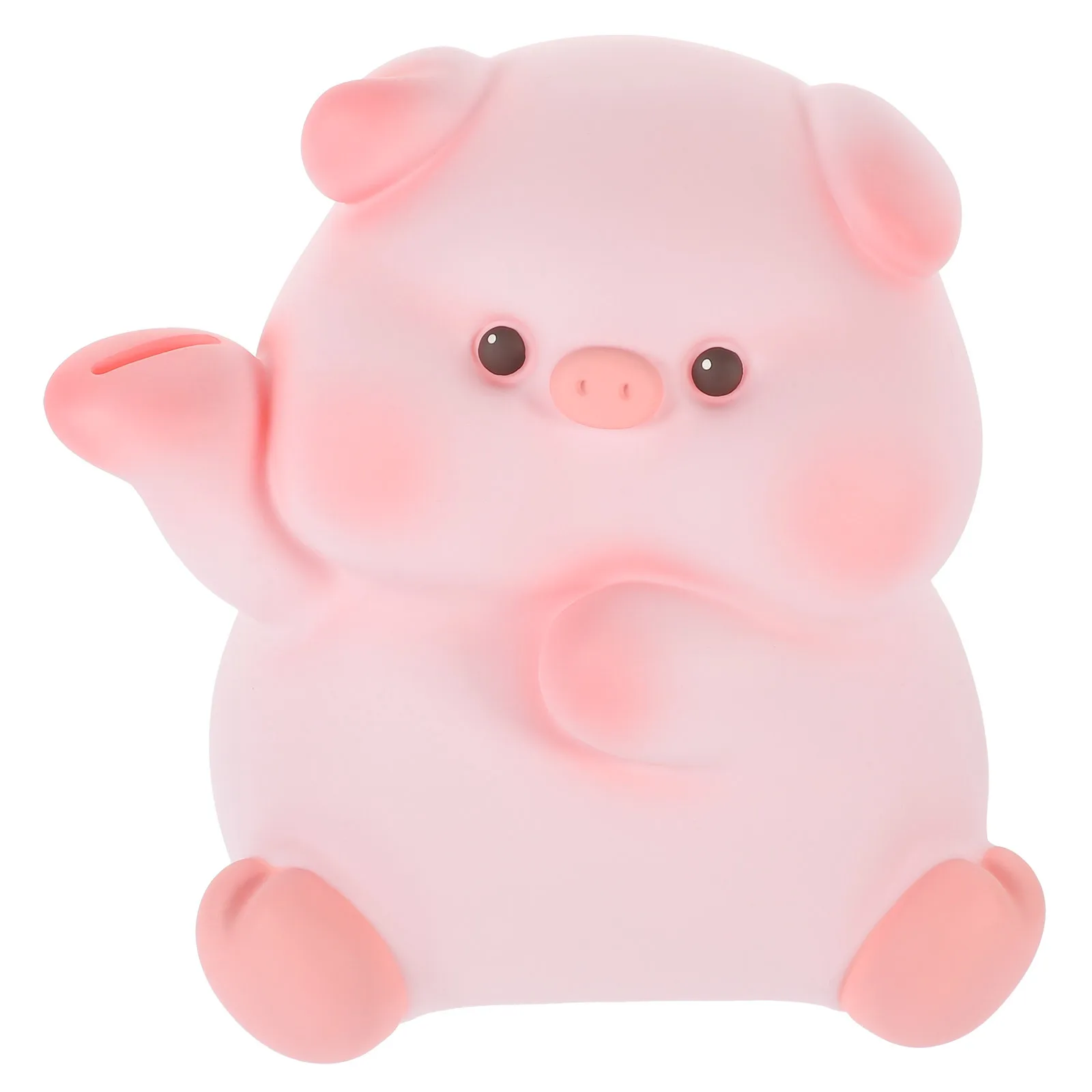 

Cartoon Piggy Bank Cute Vinyl Pig Shaped Money Jar Desktop Coin Holder Adornment Gift Piggy Bank Coin Saving Pot