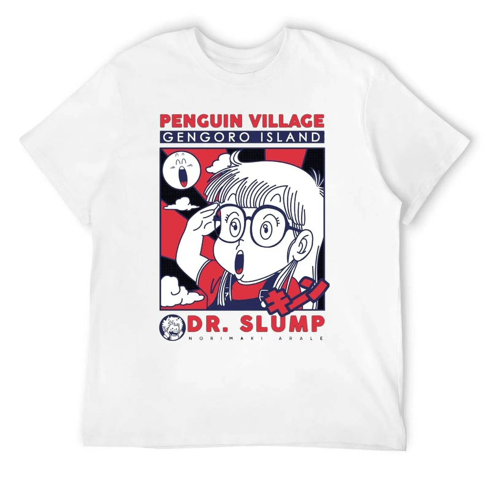 Arale Dr.Slump Black T-shirt Fresh Move  Humor Graphic Tshirt Graphic Cool Fitness USA Size