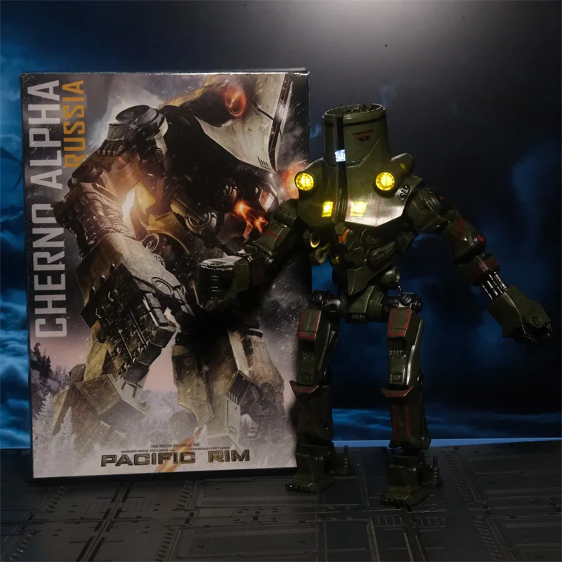 18cm Pacific Rim Mecha Action Figure Red Tramp Japanese Mecha Room Ornament Figura Model Toys 7 Inch Cool Birthday Present Gifts - view 3