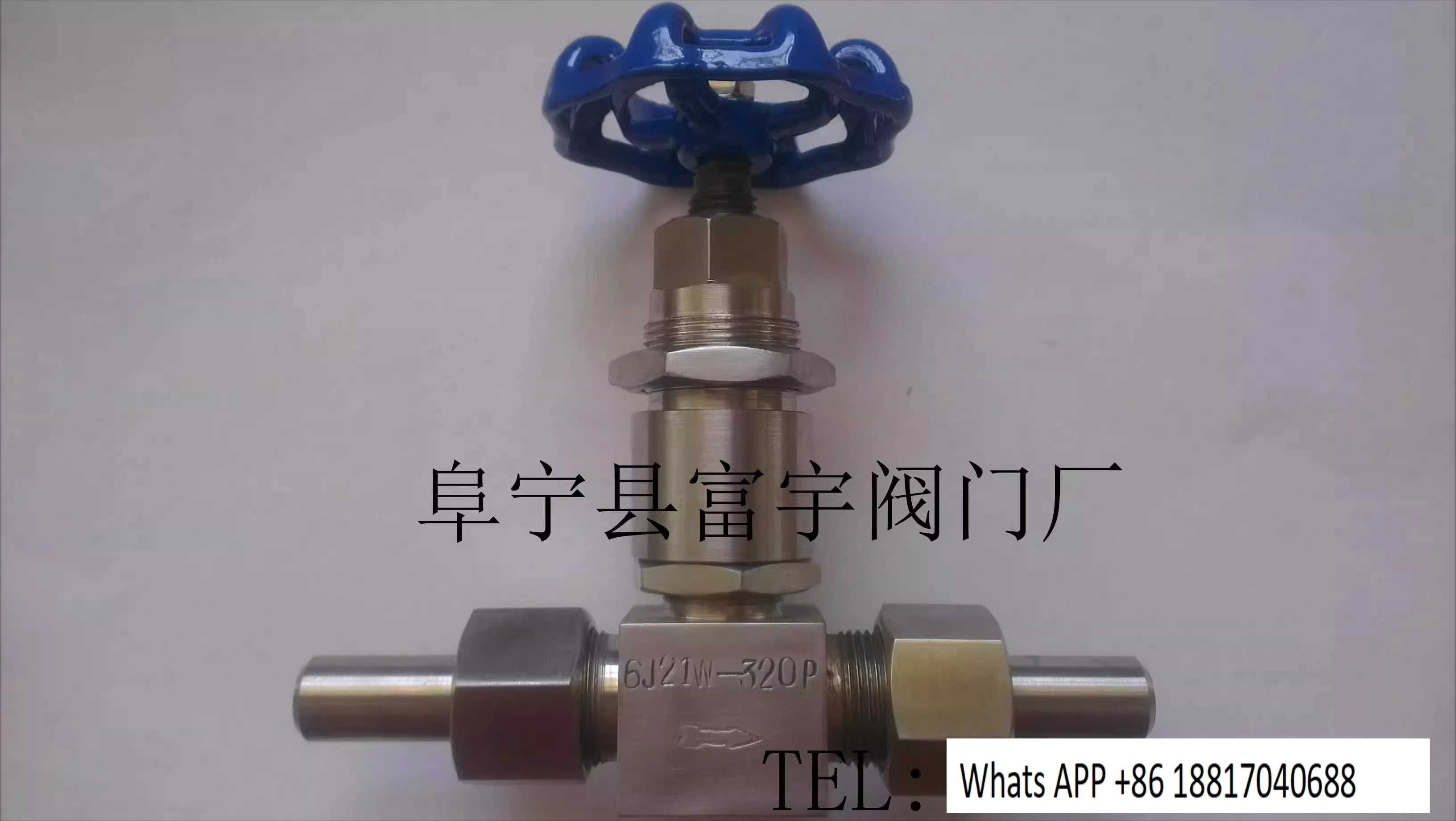 

High pressure needle valve, high temperature and high pressure stop valve, power petrochemical stop valve 6J21W-320P