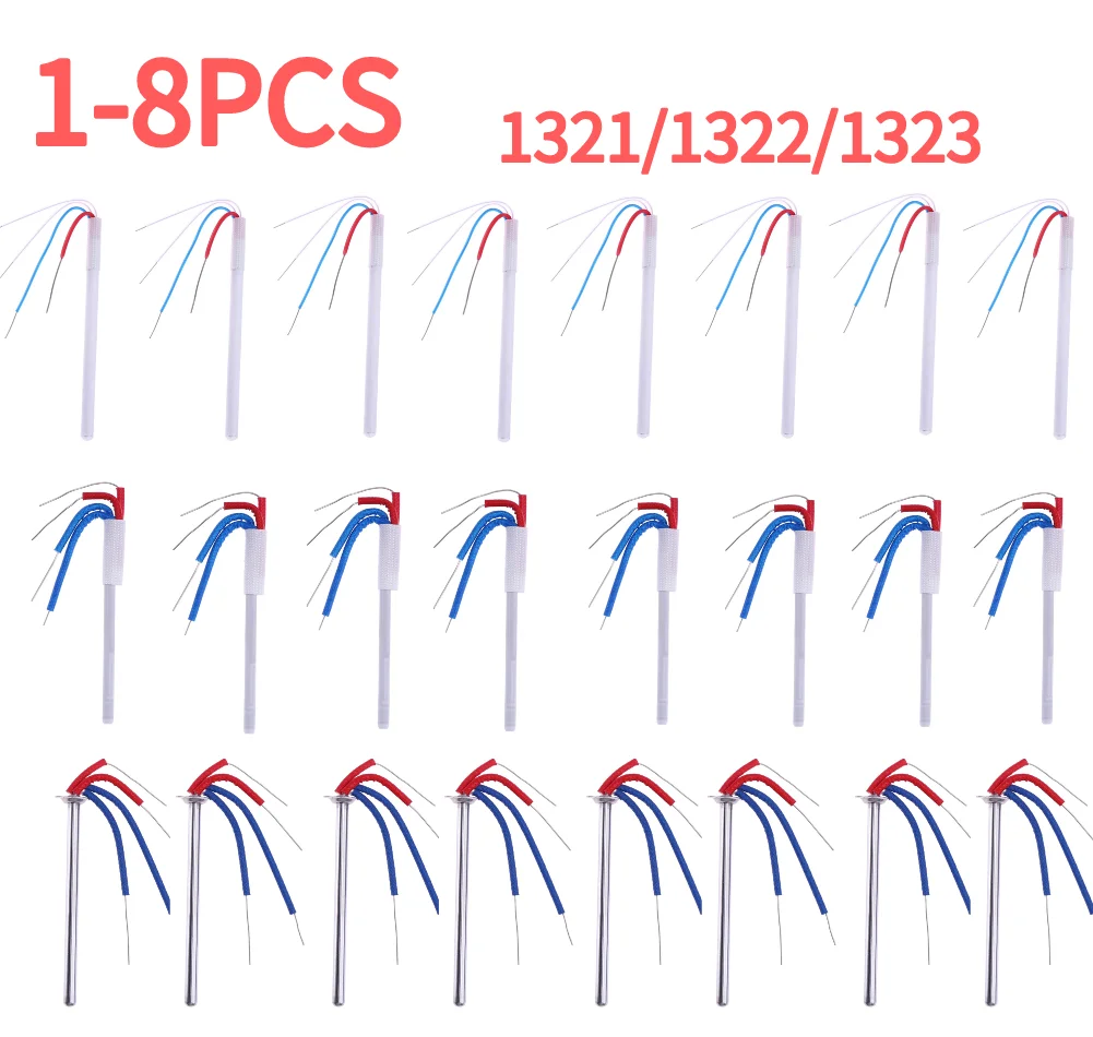 1-8pc 50W24V Heating Element Ceramic Heater Core 4-wire Adapter for Solder Iron Station1322/1321/1323 Soldering Iron for 936 937