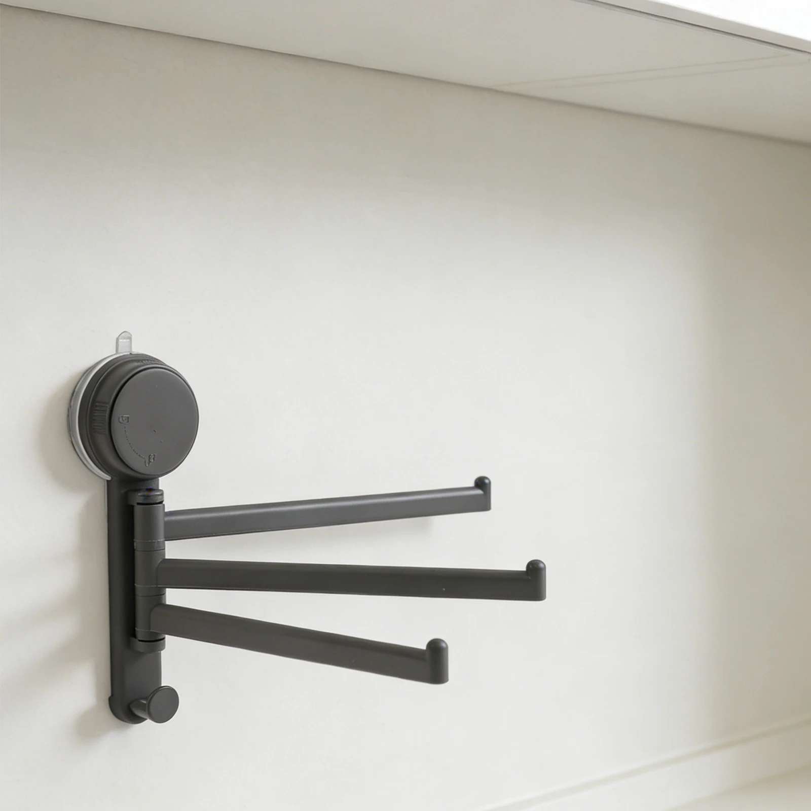 Space-saving Towel Holder Suction Cup Hanger Bathroom Organization 3 Bar Design Bathroom And Kitchen Use Organizational Tool