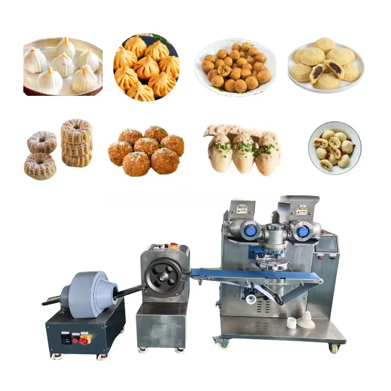 Ice Cream Mochi Encrusting Machine Chestnut Songpyeon Filling Machine Cheese  Production Line for Restaurant