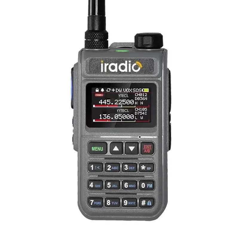 Iradio UV-5118PULS 에어 밴드, 118-660MHz, 128Ch, 5W Vox 스크램블러, 주파수 스캐너, 무선 햄 FM 워키토키, 풀 밴드