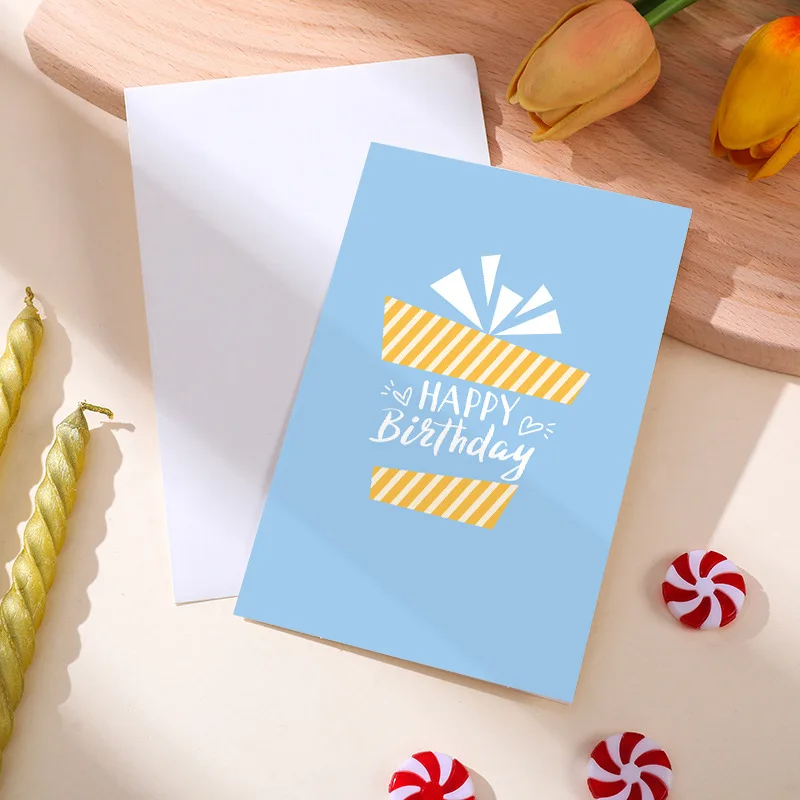 24-teiliges Geburtstagskarten-Set mit Umschlagaufklebern, handgeschriebene Segenskarten, alles Gute zum Geburtstag, Heißprägung, alles Gute zum Geburtstagskarten – Detail 5