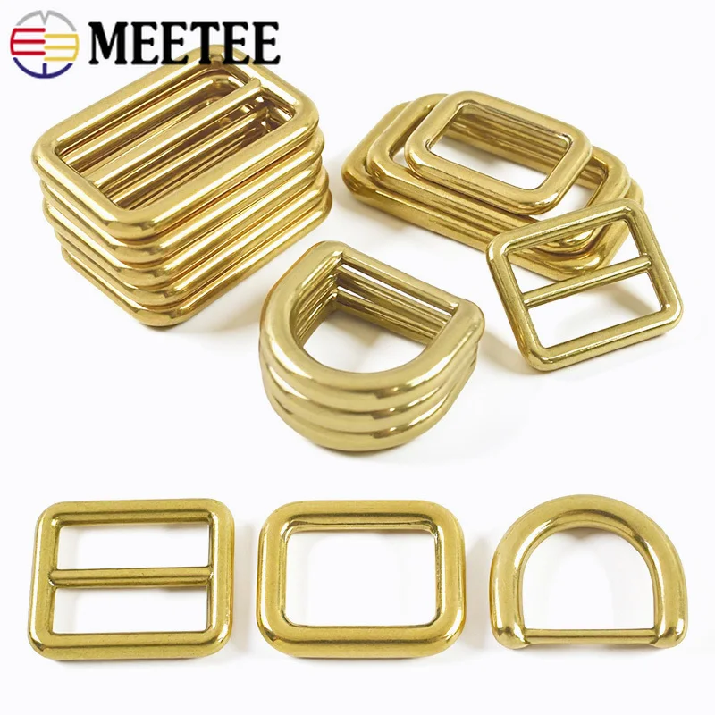 

2/5Pcs 15-38mm Metal D Rings Tri Glide Slider Buckles for Bag Strap Belt Webbing Handbag Connect Loops DIY Hardware Accessories