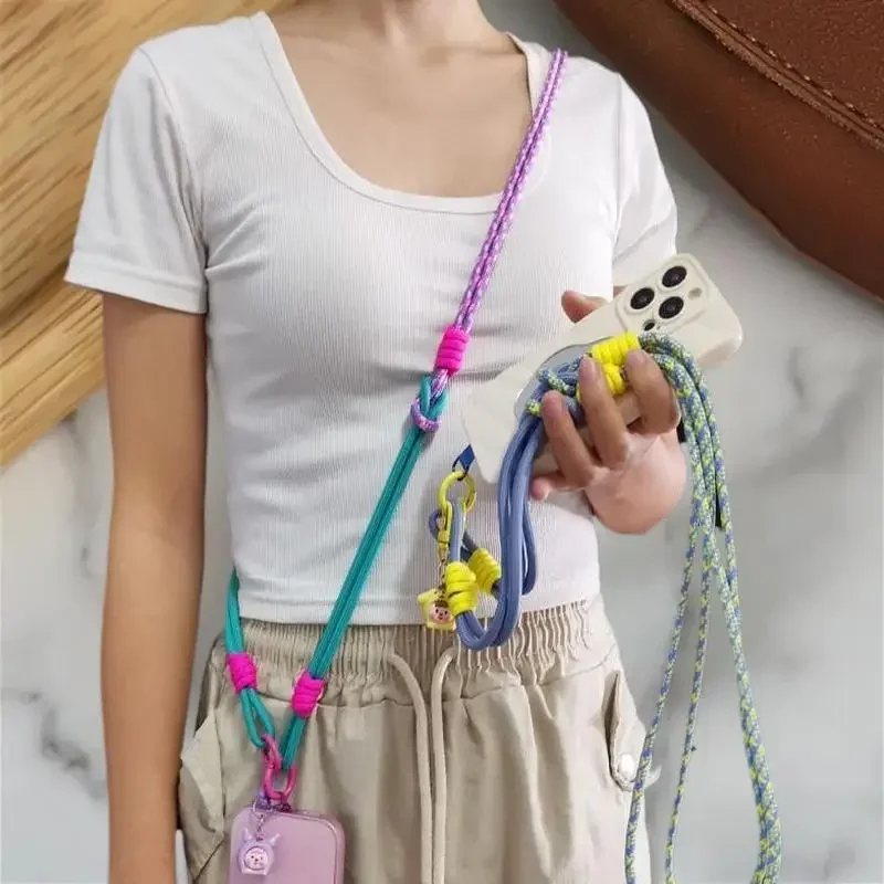 وحدة واحدة قابلة للفصل حامل زجاجة مياه بحبل للهاتف 3 في 1 حامل هاتف كروس وحزام للرقبة ومقود للمعصم