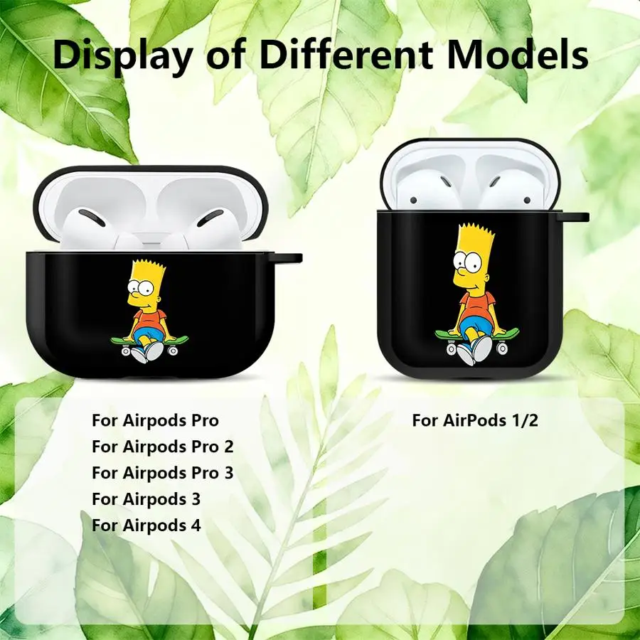 S-Simpsons Friend Earphone Cases Cover With Hook Case For Airpods 5 Pro 2 Pro3 3 1 Pro2 4