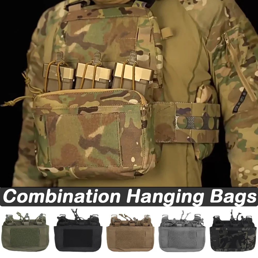 

Tactical DOPE Camouflage Hanging Bag Multifunction Detachable Bag Outdoor Hunting Live CS Shooting Military Quick Mount Bag