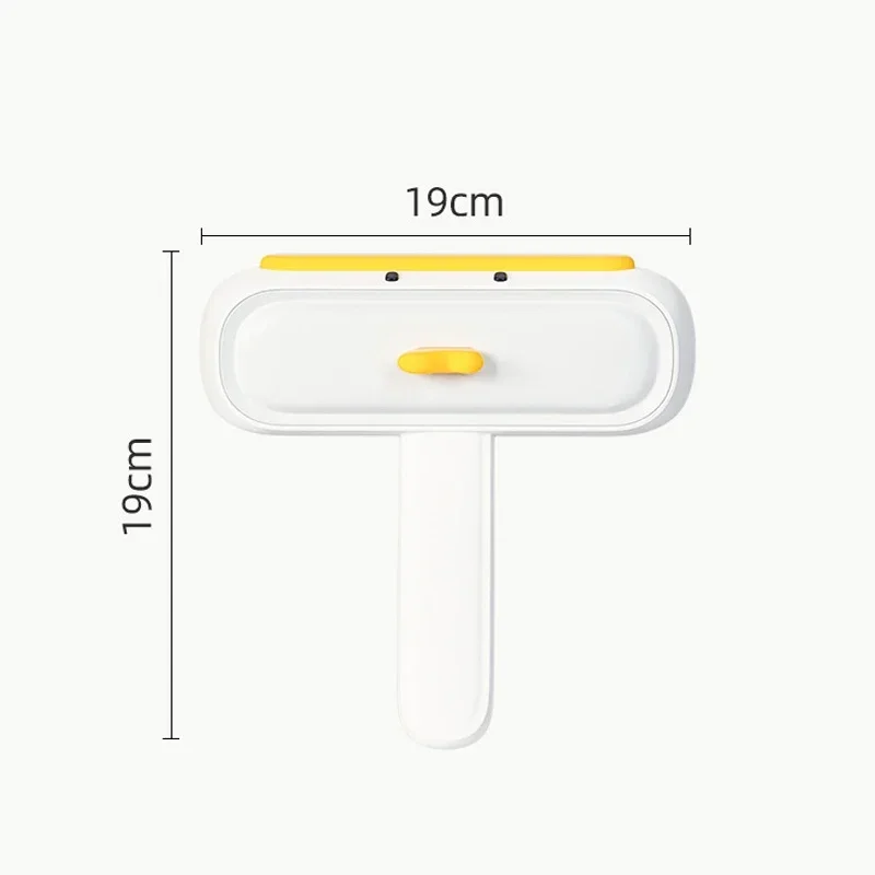 애완 동물 헤어 리무버 오리 모양의 푸시 풀 자체 청소 강한 강모 한 번의 스 와이프 소파 카펫 옷 침대 개 고양이 작은 A