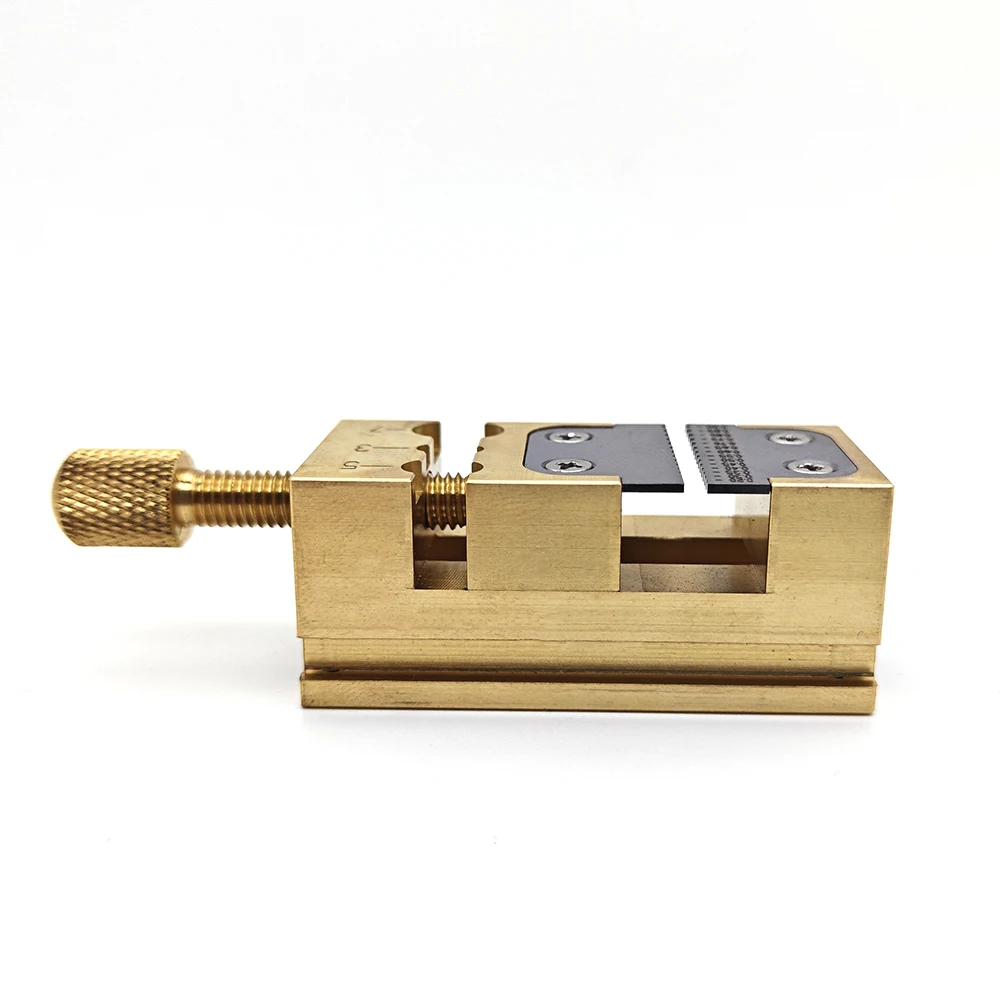 Precision Watch Repair Desktop Fixed Seat  Pointer Table Vice Pointer Tube Clamp  Manual Vise Copper Watch Repair Tool