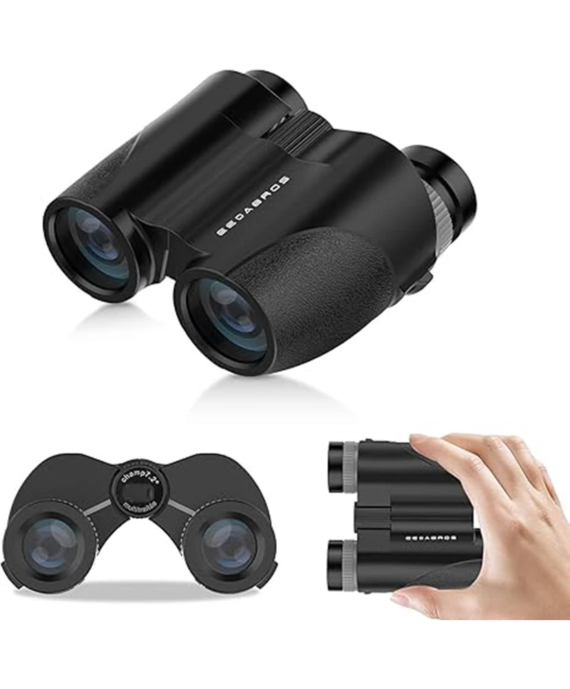 

Бинокль 12X32 для взрослых и детей: мощный, с более четким изображением, компактный, с ярким видением, высокой четкостью и малым размером