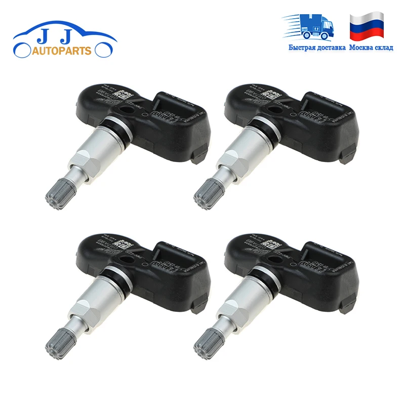 

4pcs 42607-30071 PMVC210 433MHz Tire Pressure Sensor TPMS For Toyota Avalon Lexus CT ES GS GX IS LC LS LX NX RC 4260730071