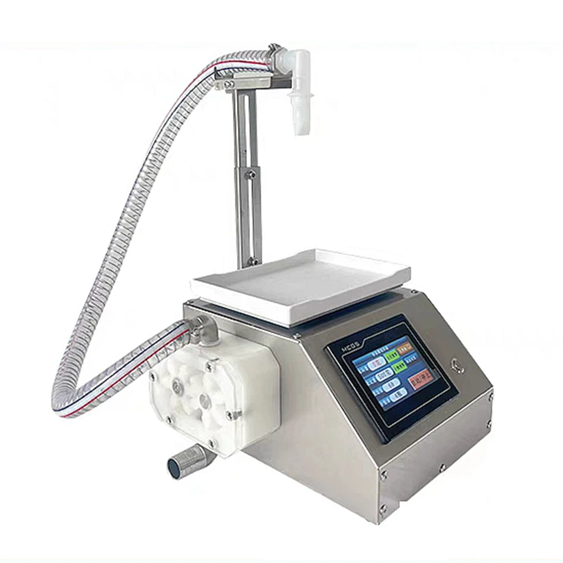 10L MIN Flow Rate Automatic Honey Filling Machine with PLC Touch  Self Priming Gear Pump Viscous Liquid Filling