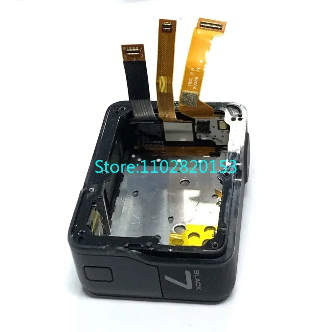 Original for Gopro Hero 7 Black Touch LCD Display Screen+Rear Back Frame Case Housing+Shutter Flex+Battery USB Cover door Camera - Image 2