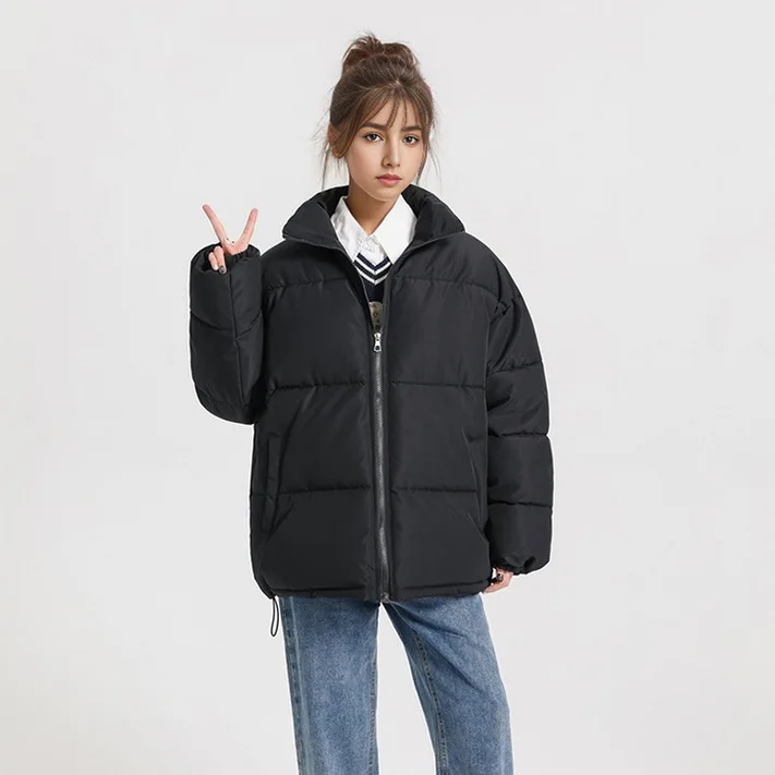 Winter New Women's Clothing Urban Casual Down and Cotton Jacket, Simple Sports Jacket