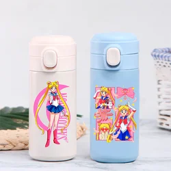 320ml/420ml Pretty Guardian Sailor Moon przenośna sportowa butelka na wodę o dużej pojemności kubek do picia dla dzieci termiczna stal nierdzewna