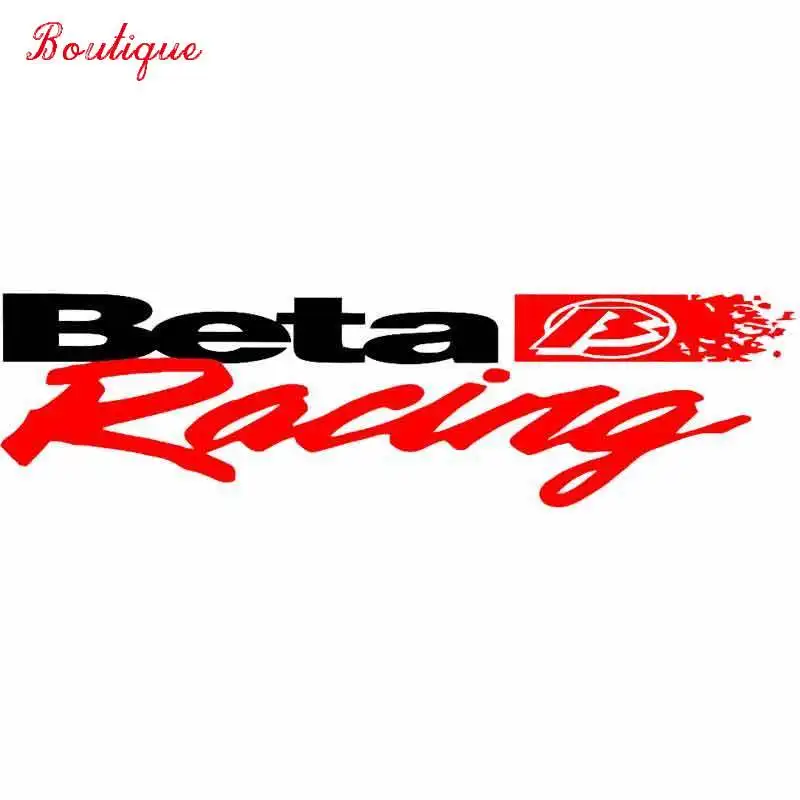 Waterproof cover scratch new personality special beta racing Vinyl Car Sticker motorcycle PVC 13cm x 4cm