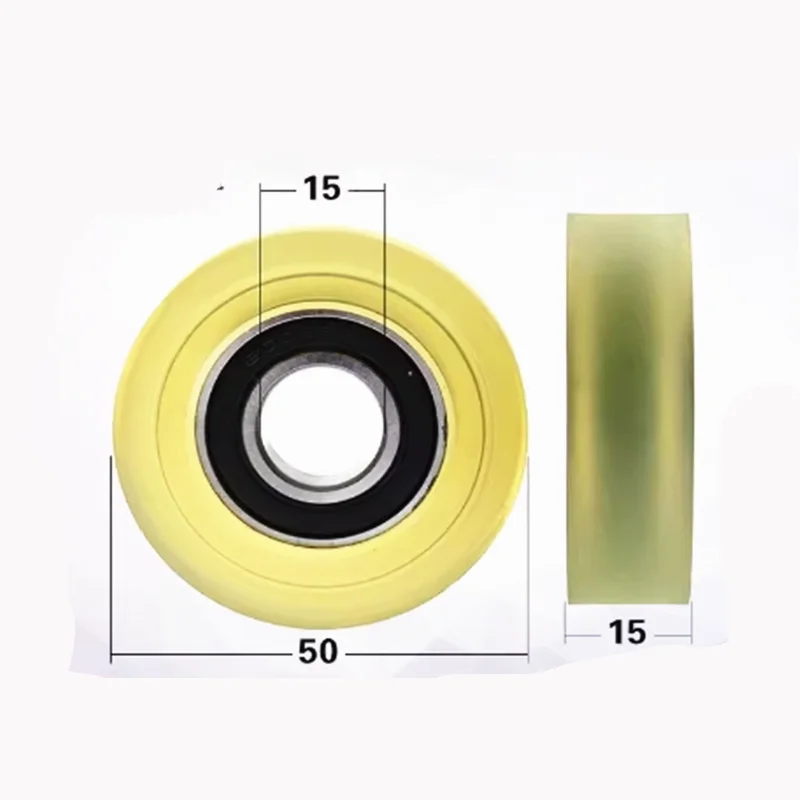 Rolamento de poliformaldeído POM revestido a plástico, polia rolante, 6002 rs, 1 peça