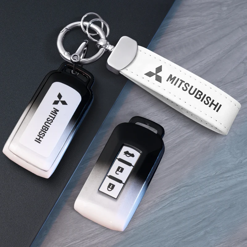 Coque de protection pour clé télécommande de voiture en TPU, pour Mitsubishi Lancer Outlander ASX Pajero Sport éclipse Cross Mirage Montero, accessoires