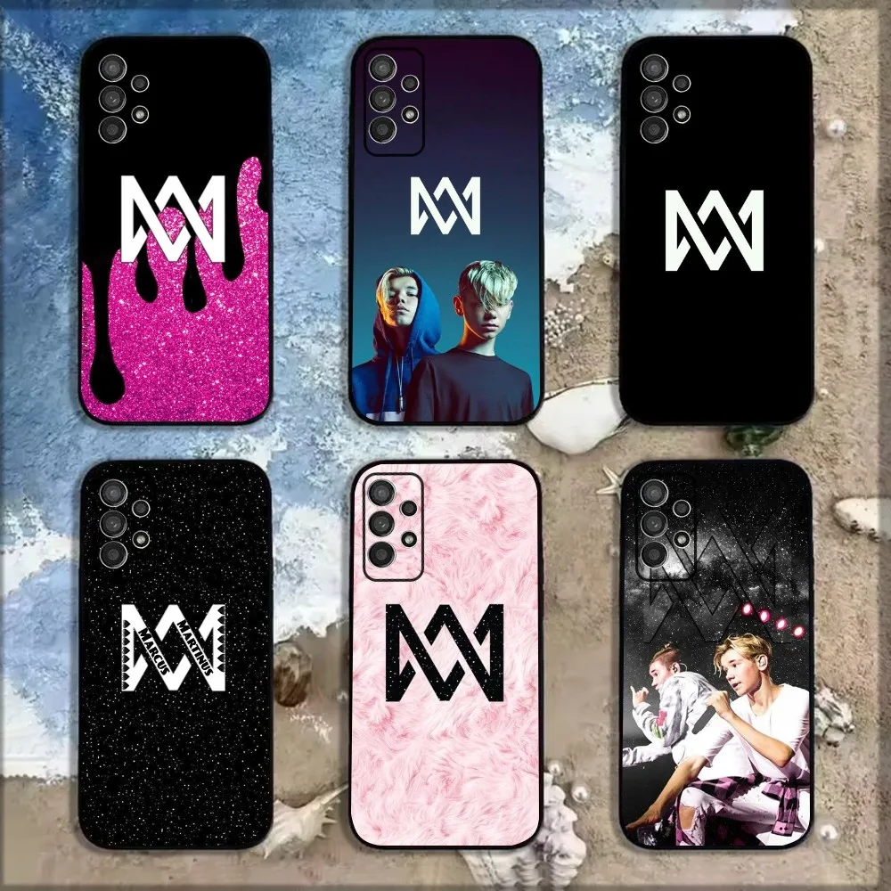 Singer M-Marcus M-Martinus Phone Case For Samsung Galaxy A13,A21s,A22,A31,A32,A52,A53,A71,A80,A91 Soft Black Shell