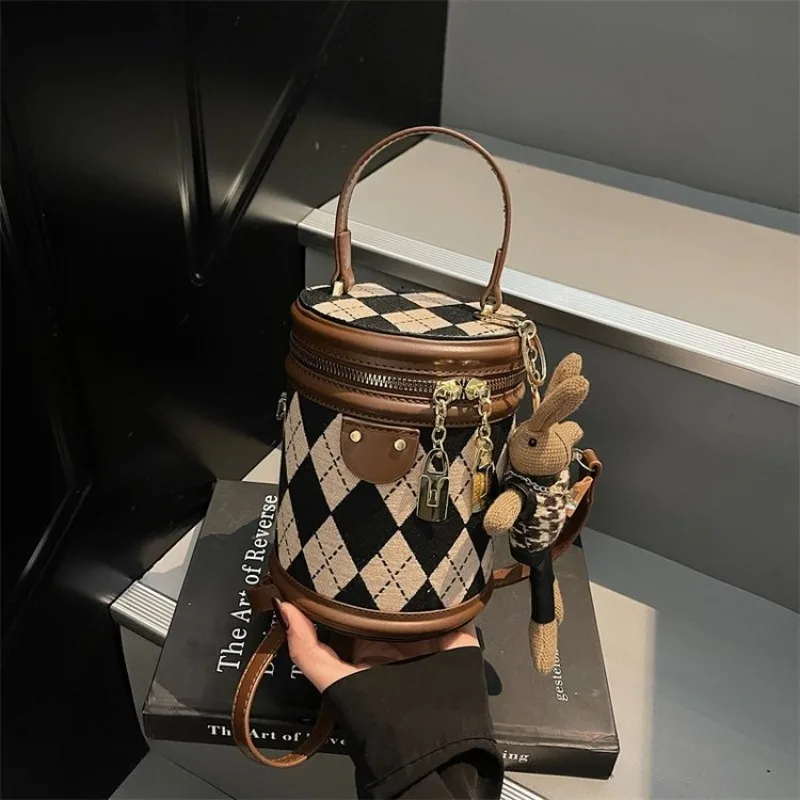 Fashionable Solid Color Diaper Bag Unique Leather Crossbody Purse High-End Casual Commuter Handbag for Ladies Classic Style