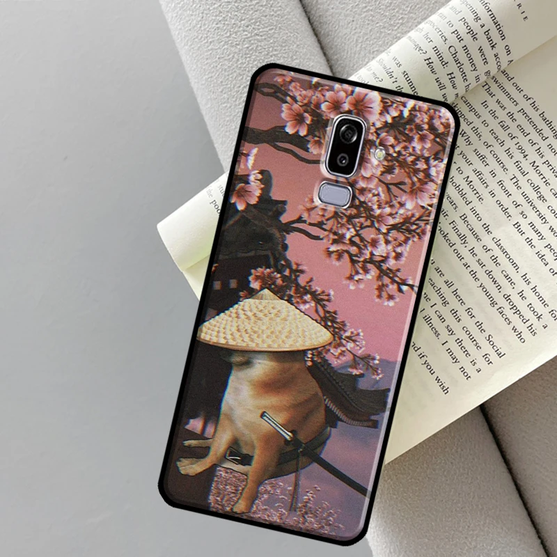 Doge Meme Cheems Case For Samsung Galaxy J5 J3 J7 A3 A5 2016 2017 A6 A8 A9 J8 2018 J4 J6 Plus Coque Fundas