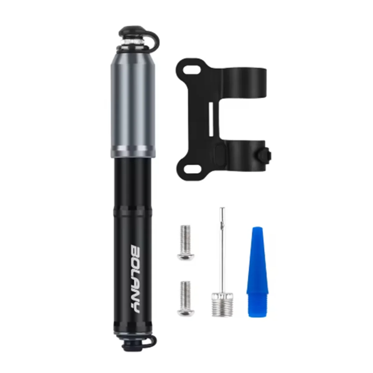 Mini Aluminum Alloy Air Pump Bicycle Ultra-Light Pump Hose Integrated Portable Road Tire Inflator 120PSI