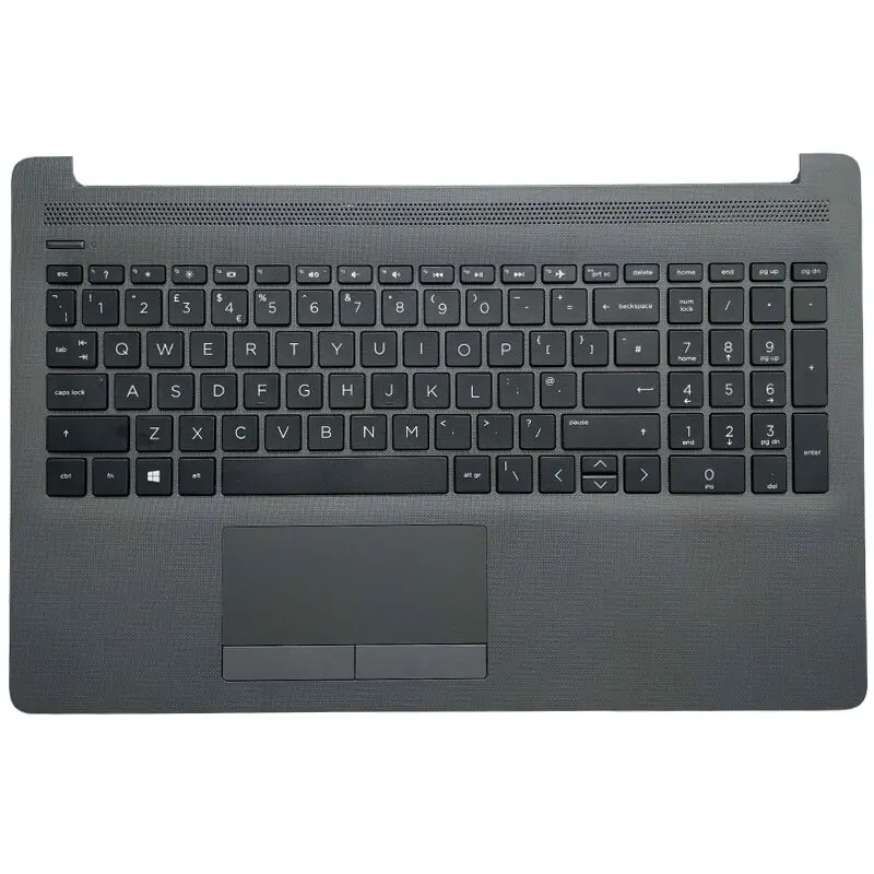 

New UK Keyboard For HP Pavilion 15-DA 15-DB TPN-C135 TPN-C136 250 G7 255 G7 With Palmrest Cover