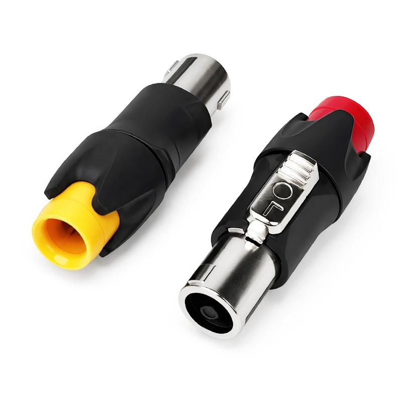 1PCS NL4FC Type 4 Pin Speaker Twist Lock Cable Connector Solderless Screw Terminal Plug for PA Amplifier Stage Audio Equipment