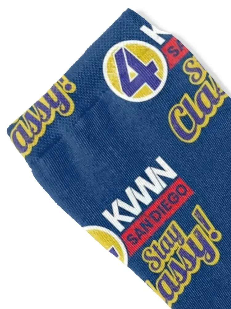 KVWN News Team Stay Classy San Diego Socks Sports Novelties Socks Women's Men's