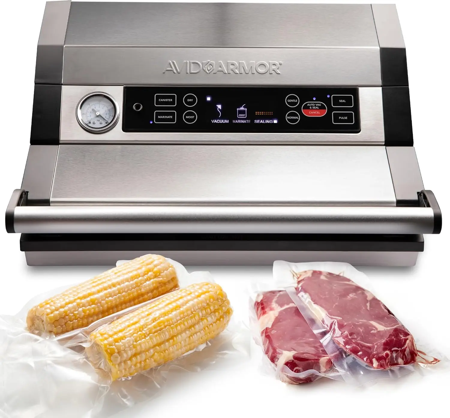 Armor -  Sealer Machine  , Vacuum Food Sealer for Foods, Meat Sealers Vacuum Packing Machine, Compact Vacuum Seale