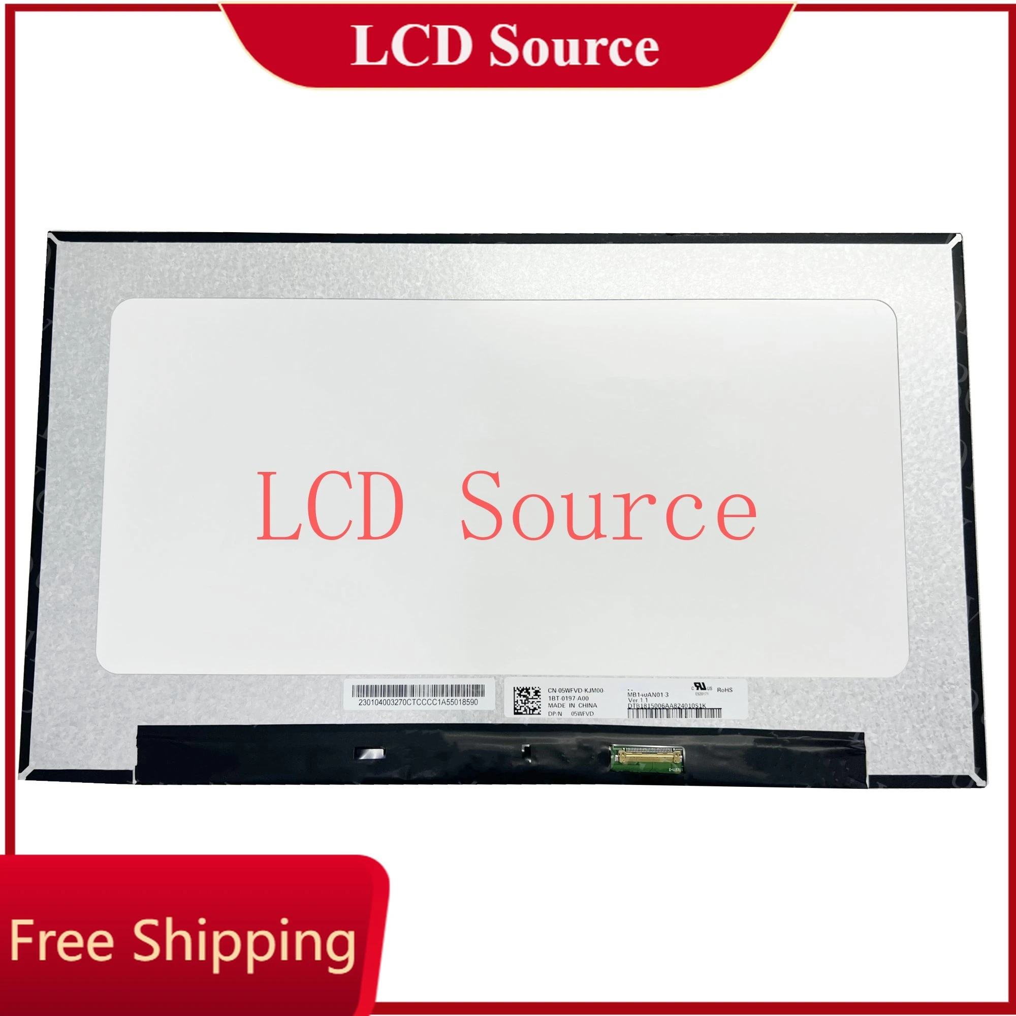 

MB140AN01-3 30Pins 14.0 inch 1366X768 EDP laptop LCD display screen Tested original HD IPS FHD Panel Matrix Laptop