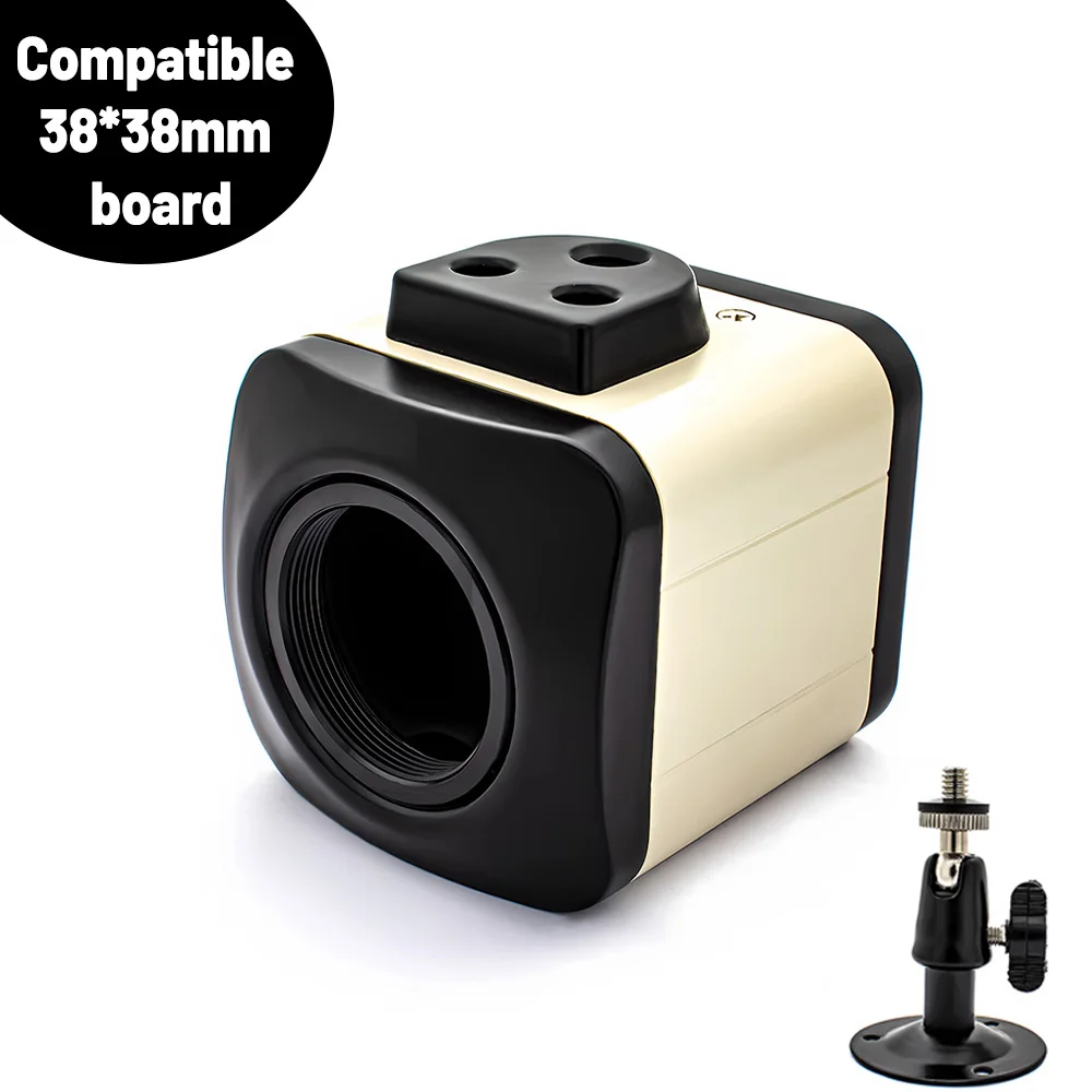 

MINI Aluminum Alloy Industrial Camera Housing CS Mount with M12 Adapter&Stand for 38x38mm CCD/CMOS/AHD/USB/IP Camera PCB Module