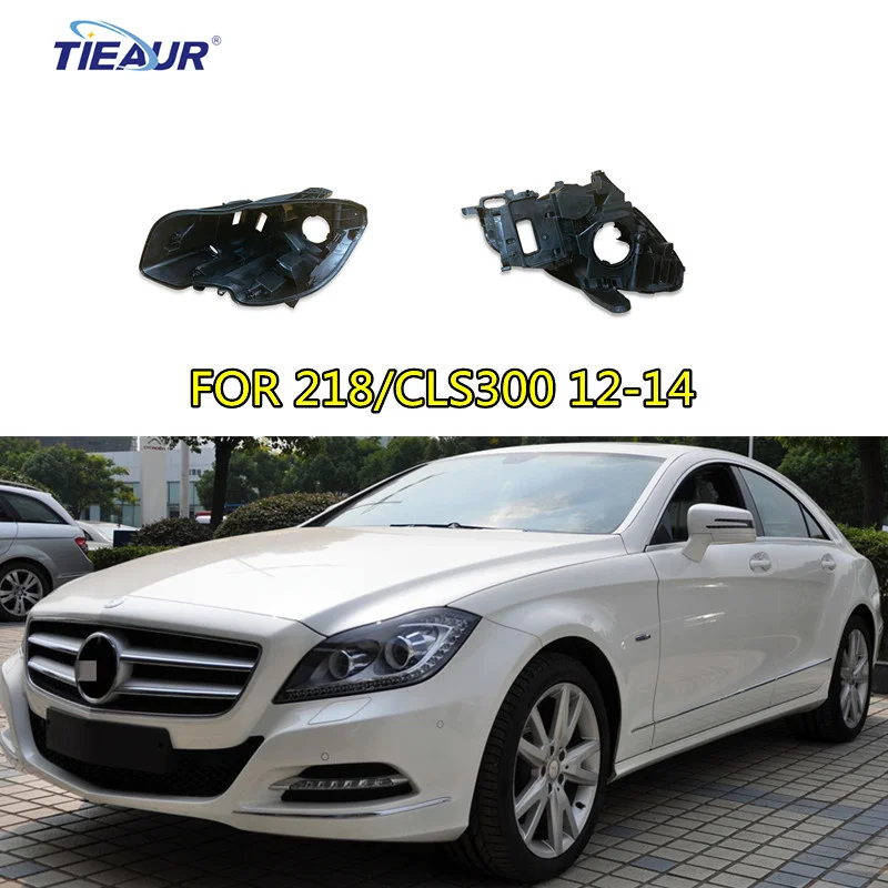 

Корпус фары Пластиковый черный для HID 218 CLS300 2012 2013 2014 абажур объектив лампа задняя крышка автомобильные аксессуары Замена